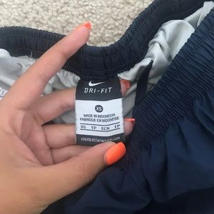 Nike athletic shorts. Really comfortable.